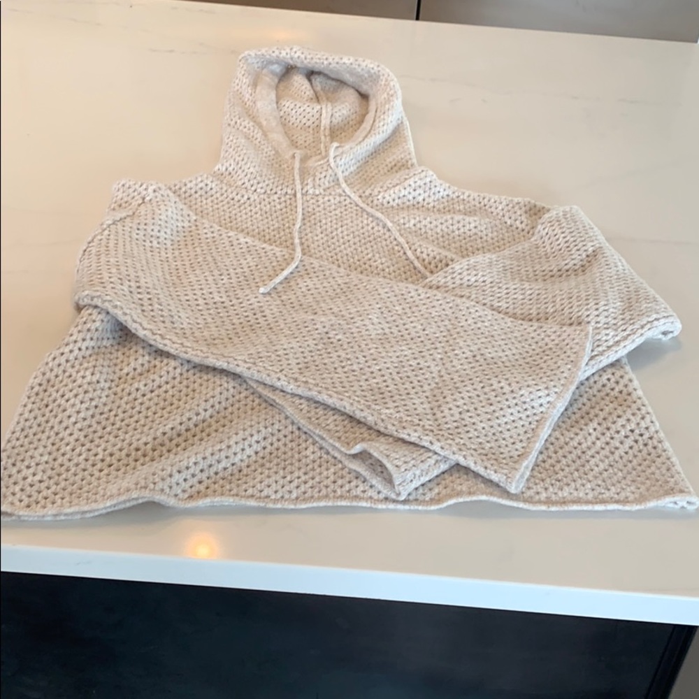 Cropped sweatshirt hoodie